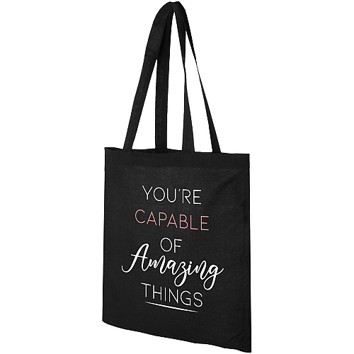 Madras 140 g/m² cotton tote bag 7L 2