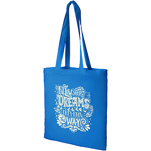 Madras 140 g/m² cotton tote bag 7L 2