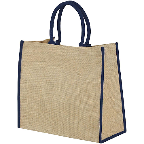 Harry coloured edge jute tote bag 25L 1