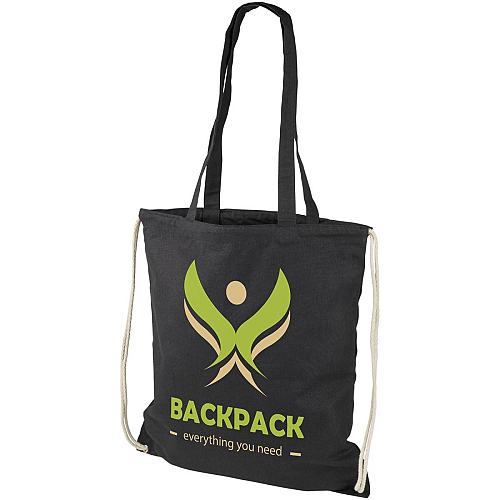 Eliza 240 g/m² cotton drawstring bag 6L 2