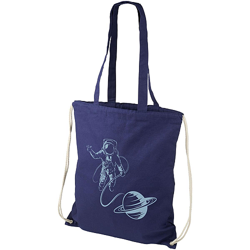 Eliza 240 g/m² cotton drawstring bag 6L 2
