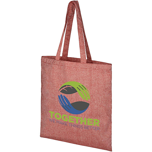 Pheebs 150 g/m² recycled cotton tote bag 2