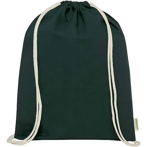 Orissa 100 g/m² GOTS organic cotton drawstring bag 5L 2