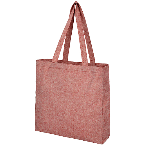 Pheebs 210 g/m² recycled gusset tote bag 1