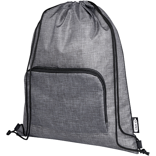 Ash recycled foldable drawstring bag 7L 1