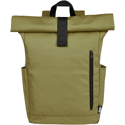 Byron 15.6 GRS RPET roll-top backpack 18L 3