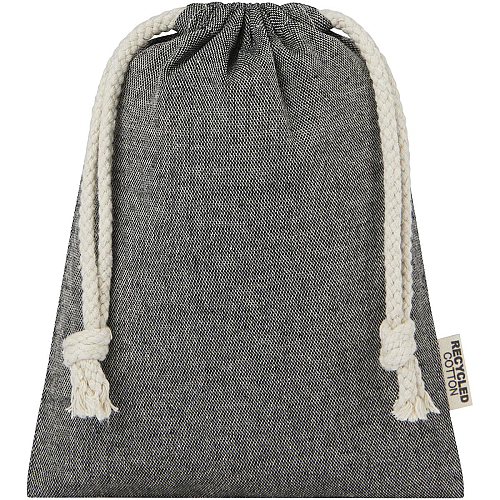 Pheebs 150 g/m² GRS recycled cotton gift bag small 0.5L 3