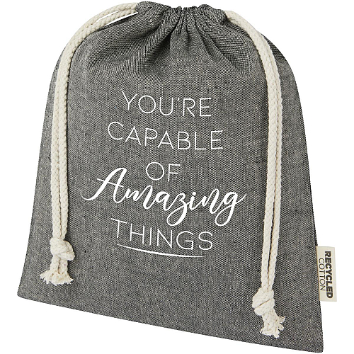Pheebs 150 g/m² GRS recycled cotton gift bag medium 1.5L 2