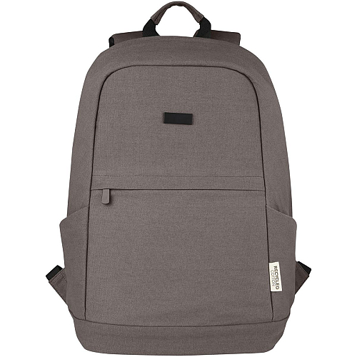 Joey 15.6 GRS recycled canvas anti-theft laptop backpack 18L 2