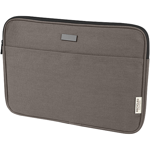 Joey 14 GRS recycled canvas laptop sleeve 2L 1