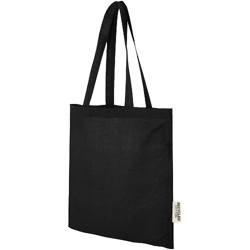 Madras 140 g/m2 recycled cotton tote bag 7L 1