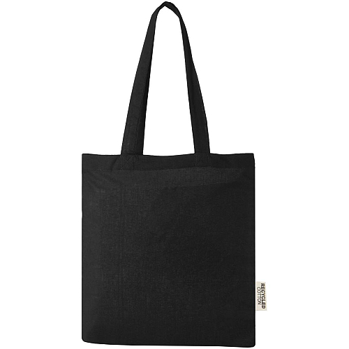 Madras 140 g/m2 GRS recycled cotton tote bag 7L 3