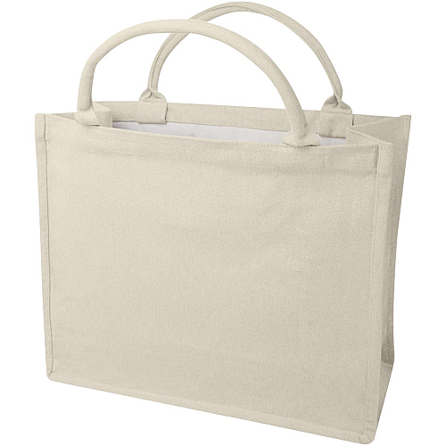 Page 500 g/m² Aware™ recycled book tote bag 1