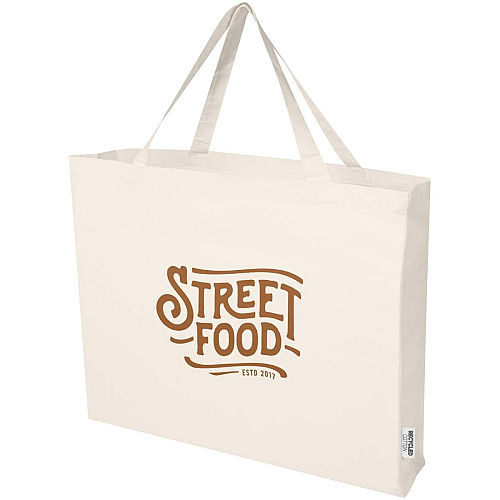 Odessa 220 g/m² GRS recycled cotton tote bag 40L 2