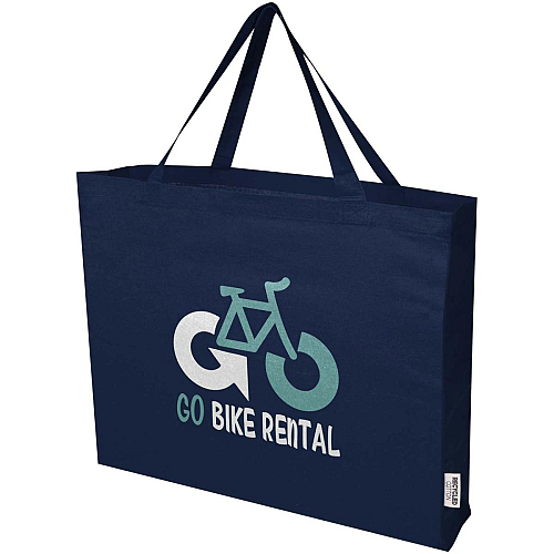 Odessa 220 g/m² GRS recycled cotton tote bag 40L 2