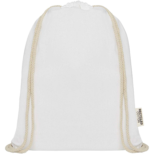 Oregon 140 g/m² GRS recycled cotton drawstring bag 2