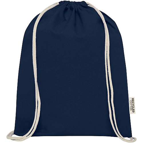 Oregon 140 g/m² GRS recycled cotton drawstring bag 2