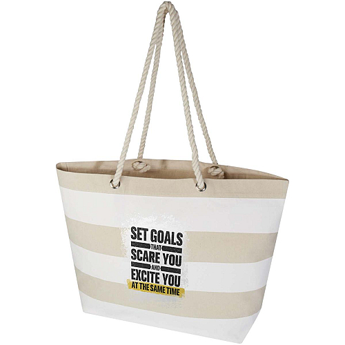 Florida 270 g/m² GRS recycled beach tote bag 18L 2