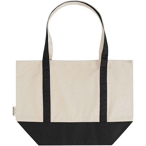 Sam 320 g/m² GRS recycled cotton tote bag 4