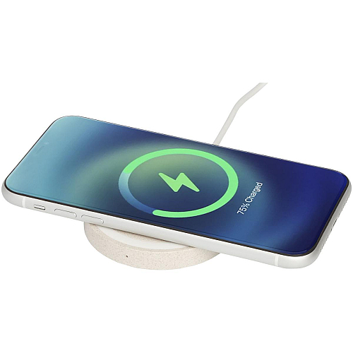 Naka 5W wheat straw wireless charging pad 1