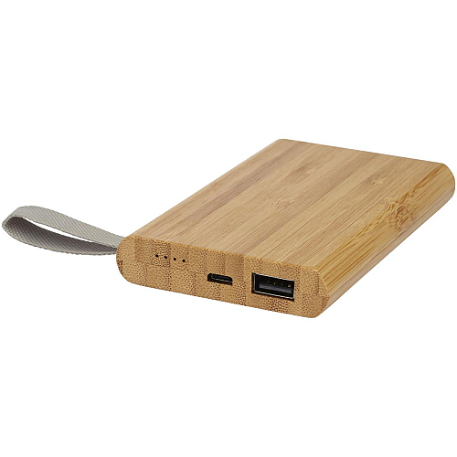 Tulda 5000 mAh bamboo power bank 1