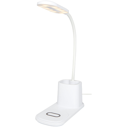 Bright desk lamp and organizer with wireless charger 1