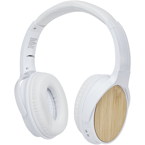 Athos bamboo Bluetooth® headphones with microphone 1