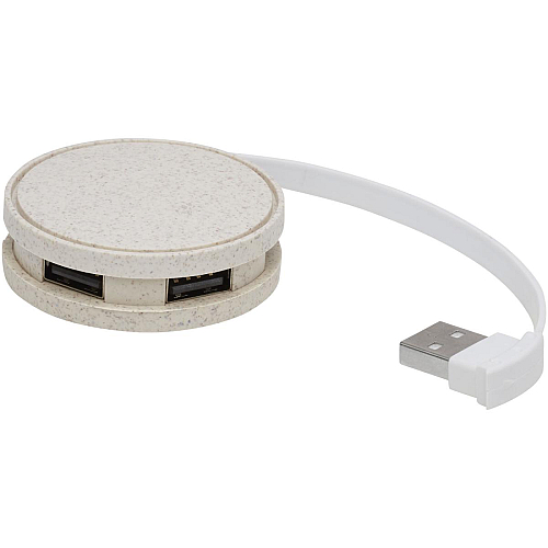 Kenzu wheat straw USB hub 1