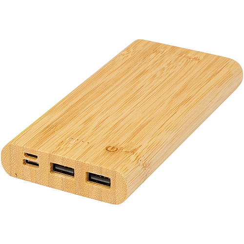 Tulda 10.000 mAh bamboo power bank 1