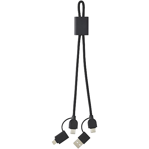 Connect 6-in-1 RCS recycled aluminium 45W quick charge & data transfer cable 3