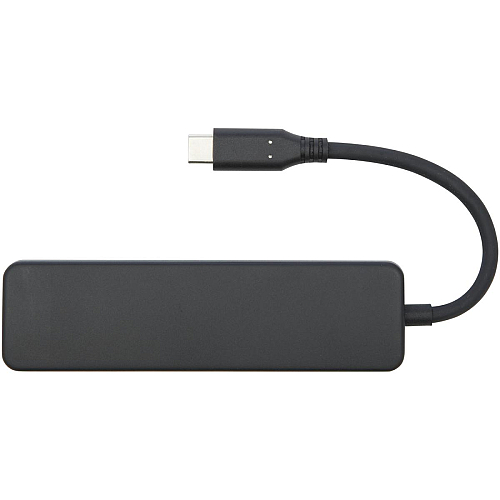 Loop RCS recycled plastic multimedia adapter USB 2.0-3.0 with HDMI port 3