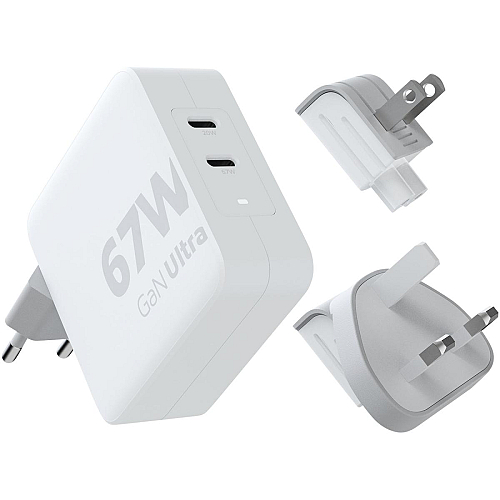 Xtorm XVC2067 GaN Ultra 67W travel charger with 100W USB-C PD cable 1