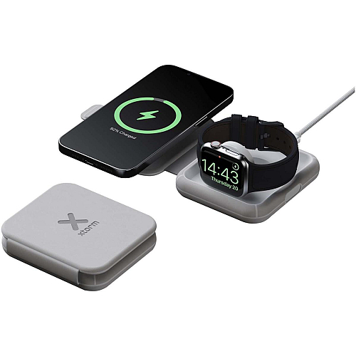 Xtorm XWF21 15W foldable 2-in-1 wireless travel charger 1