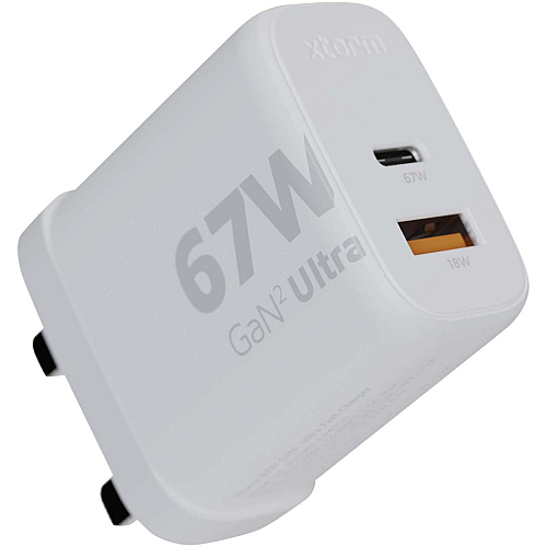 Xtorm XEC067G GaN² Ultra 67W wall charger - UK plug 1