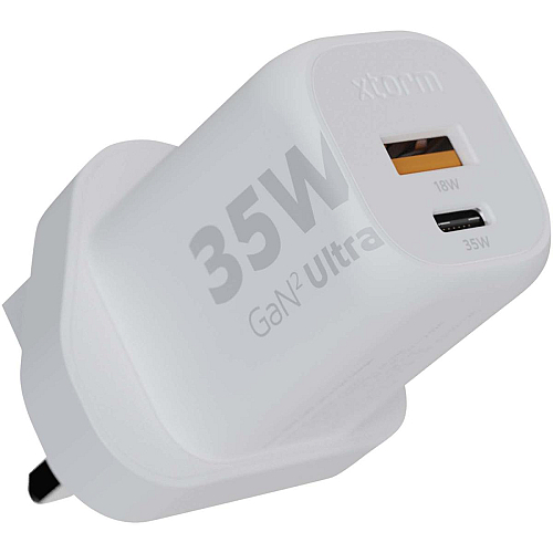 Xtorm XEC035G GaN² Ultra 35W wall charger - UK plug 1