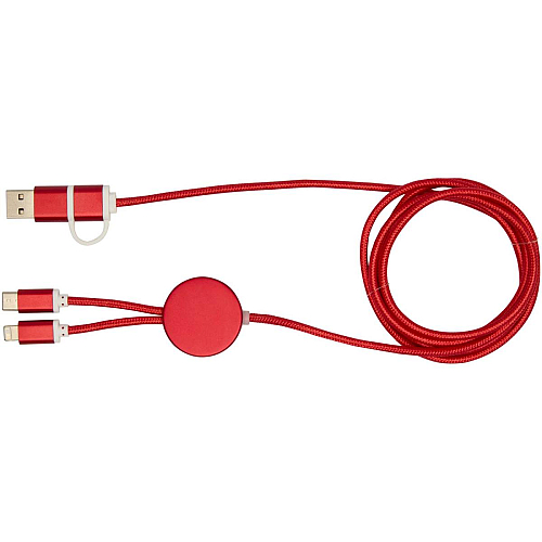 Alasia 5-in-1 recycled aluminium and plastic 150 cm data sync and 27W fast charge cable 3