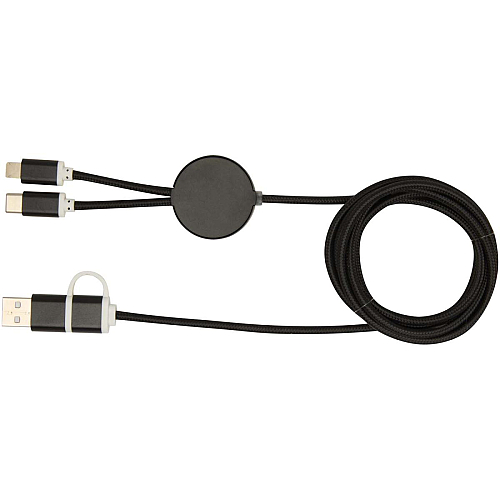 Alasia 5-in-1 recycled aluminium and plastic 150 cm data sync and 27W fast charge cable 4
