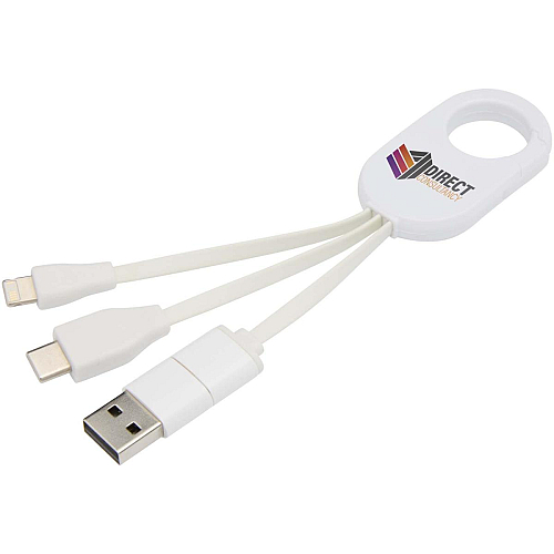 Troop 4-in-1 recycled plastic charging cable 2