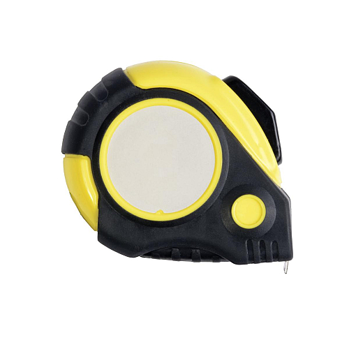 Abs 3-metre quick-release tape measure with lock button, rubber grip and belt clip 2