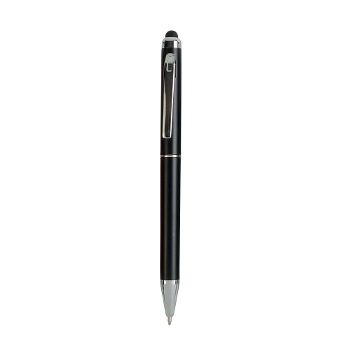 Plastic twist pen with touchscreen rubber tip 1