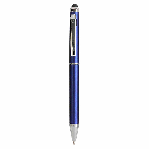 Plastic twist pen with touchscreen rubber tip 1