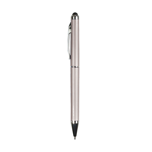 Plastic twist pen with touchscreen rubber tip 2
