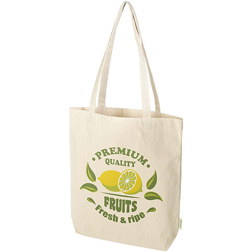 Orissa 270 g/m² GOTS organic tote bag 10L 2