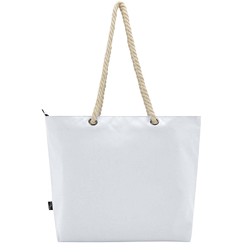 Panama GRS recycled beach cooler tote bag with cord handles 23L 4