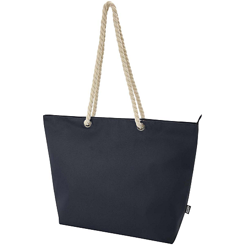 Panama GRS recycled beach cooler tote bag with cord handles 23L 1