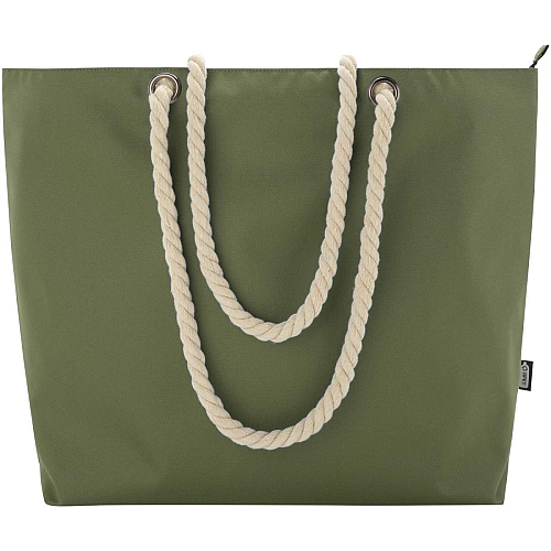 Panama GRS recycled beach cooler tote bag with cord handles 23L 3