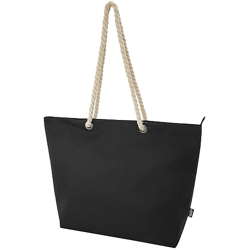 Panama GRS recycled beach cooler tote bag with cord handles 23L 1