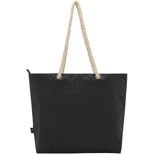 Panama GRS recycled beach cooler tote bag with cord handles 23L 4