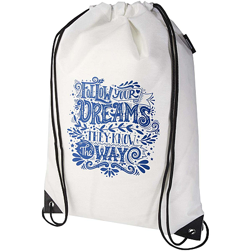 Evergreen GRS recycled non-woven drawstring bag 5L 2