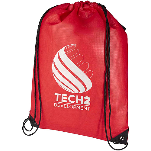 Evergreen GRS recycled non-woven drawstring bag 5L 2